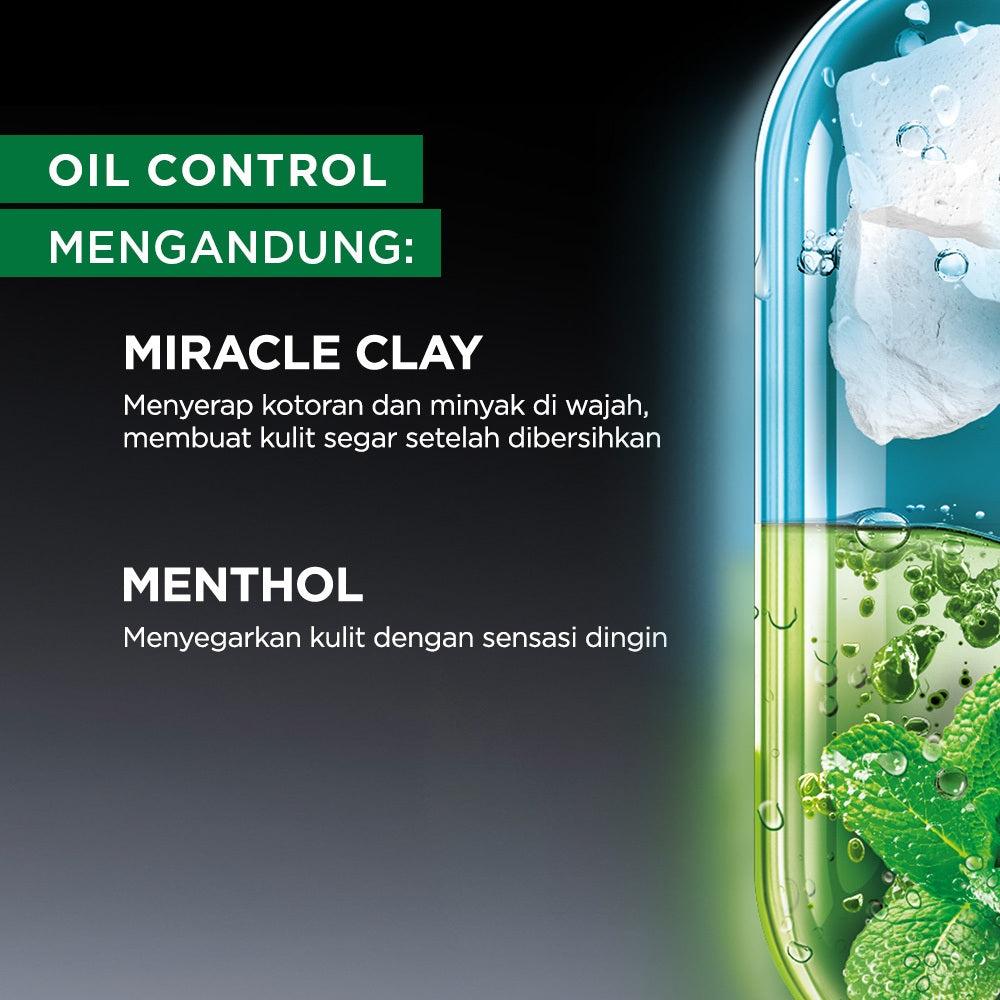 [PAKET HEMAT ISI 2] GARNIER Men Facial Wash Turbolight Oil Control Cooling Foam Skincare 100ml Sabun Cuci Muka Pria Face Wash Pembersih Wajah Sabun Muka Glowing dan Memutihkan
