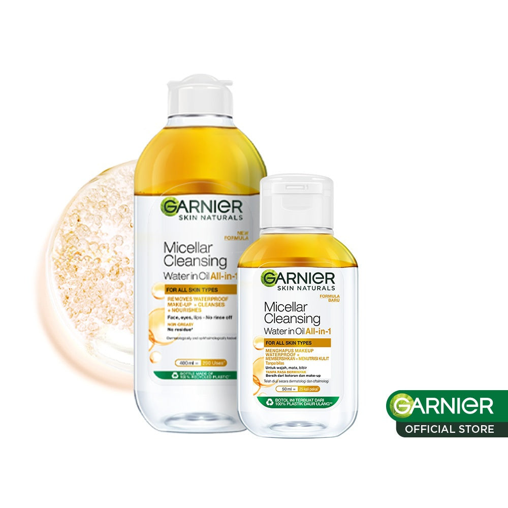 Garnier Micellar Cleansing Water - 400ml+125ml (Pembersih Wajah & Make Up)