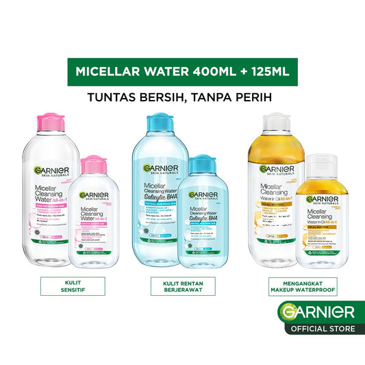 Garnier Micellar Cleansing Water - 400ml+125ml (Pembersih Wajah & Make Up)