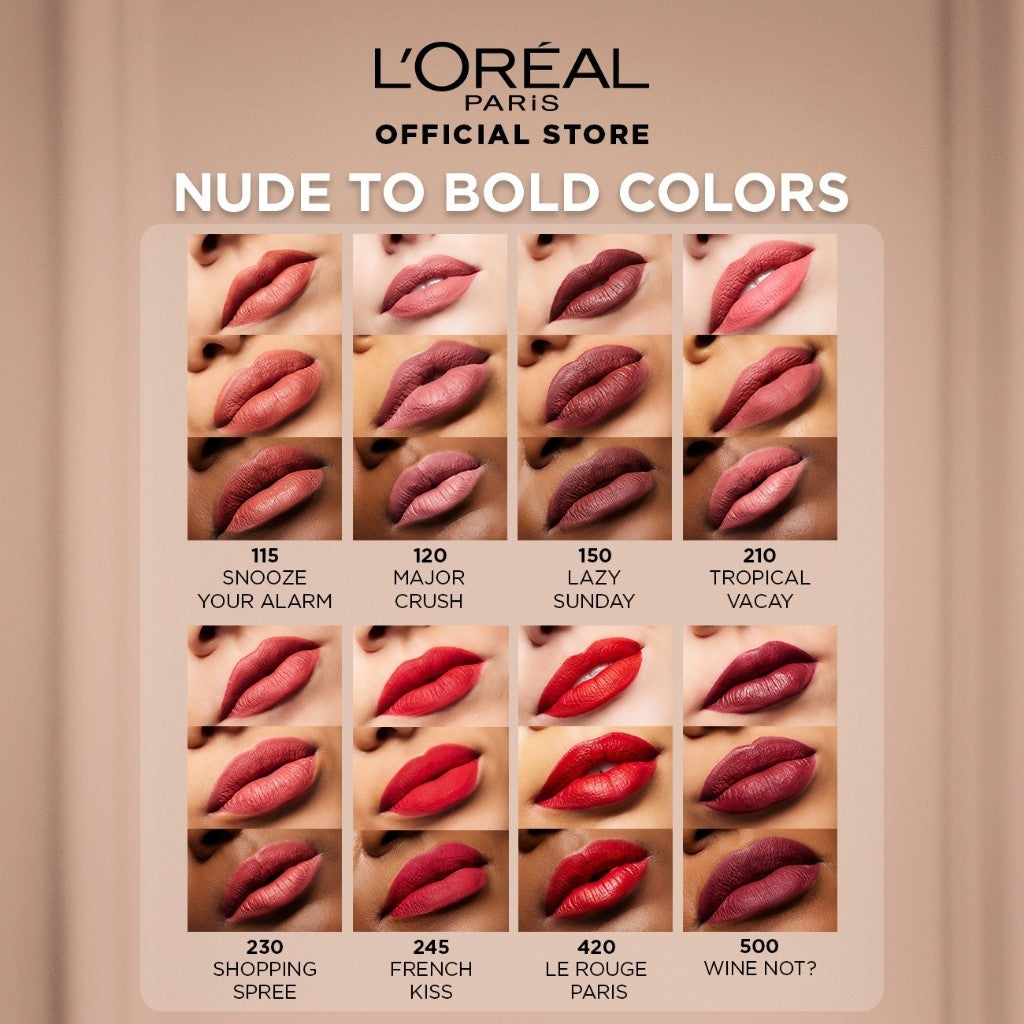 [PAKET HEMAT 2PCS] L’Oréal Paris Twinpack Infallible Matte Resistance Liquid Lipstick for 16H Long Lasting Matte Lips, Transfer Proof, Smudge Proof, Longwear Hydrating Comfort