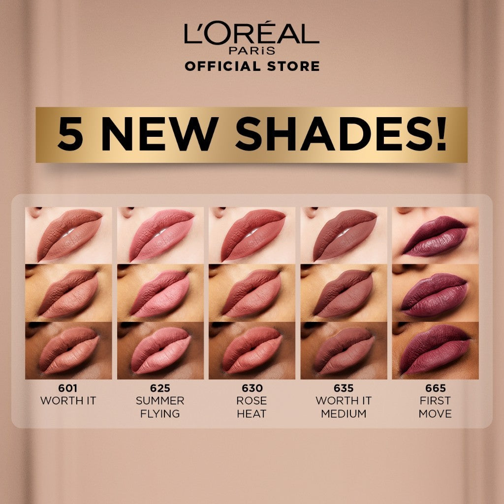 [PAKET HEMAT 2PCS] L’Oréal Paris Twinpack Infallible Matte Resistance Liquid Lipstick for 16H Long Lasting Matte Lips, Transfer Proof, Smudge Proof, Longwear Hydrating Comfort