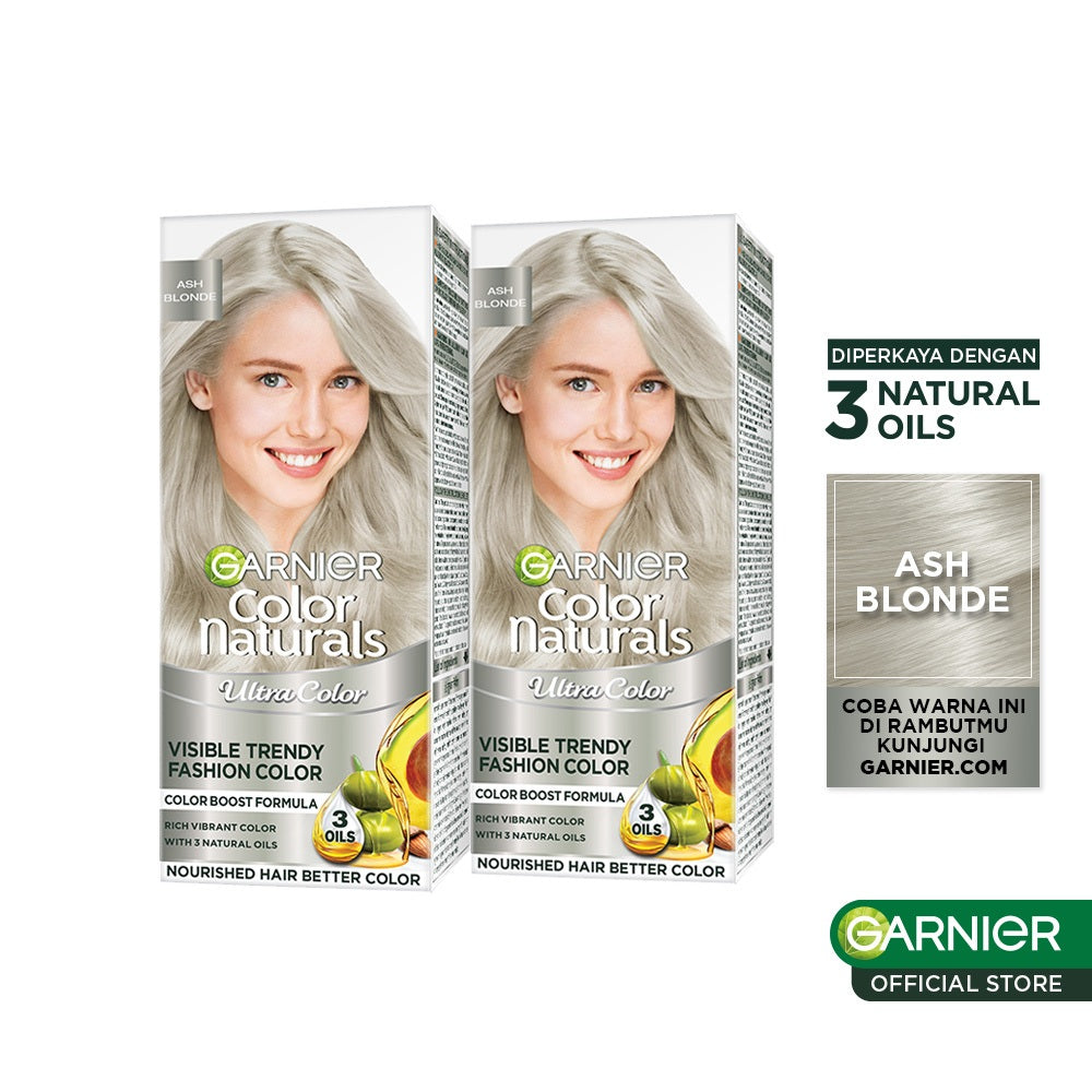 [PAKET HEMAT ISI 2] GARNIER Color Naturals Ultra Color Big Kit 105ml x2 - Cat Rambut Pewarna Rambut Permanent