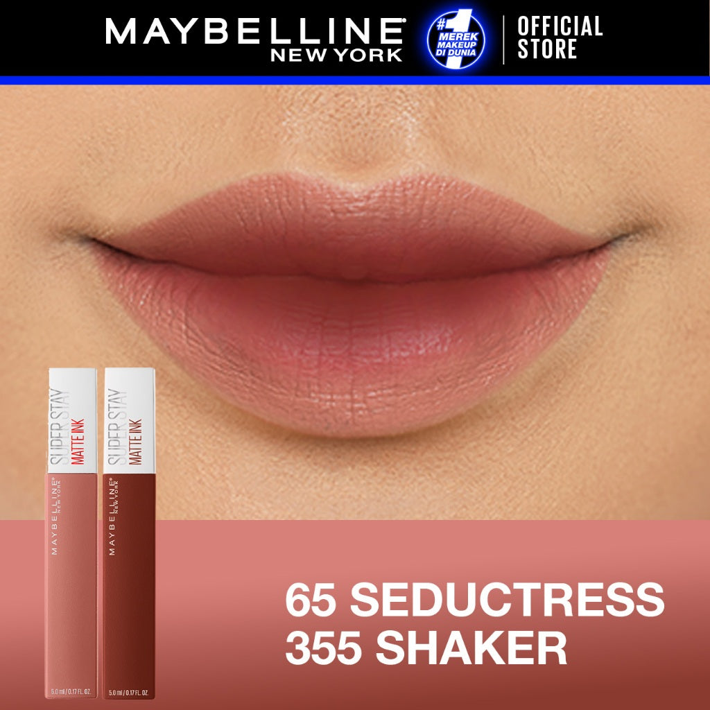 MAYBELLINE OFFICIAL Paket Hemat Superstay Matte Ink 2 pcs Ombre Set Lipstick - Long Lasting