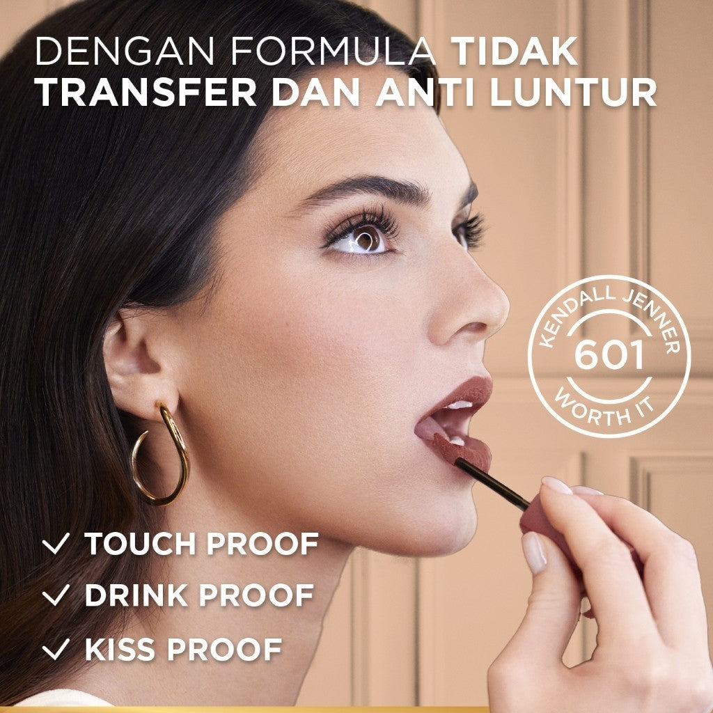 [PAKET HEMAT 2PCS] L’Oréal Paris Twinpack Infallible Matte Resistance Liquid Lipstick for 16H Long Lasting Matte Lips, Transfer Proof, Smudge Proof, Longwear Hydrating Comfort