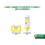 GARNIER Paket Skincare 1 Set Lengkap Vitamin C Brightening 2pcs 3pcs 5pcs| Day Cream Tone Up Mencerahkan Moisturizer Pelembab Facial Wash Sunscreen