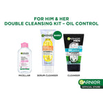GARNIER MEN Paket Skincare Pria Lengkap Isi 2pcs 3pcs Men Face Care - Micellar Water Face Wash Serum Cleanser Moisturizer Gel Sunscreen