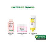 GARNIER Paket Skincare 1 Set Lengkap Sakura Glow Ceramide Skin Barrier 2pcs 3pcs 5pcs| Day Cream Tone Up Mencerahkan moisturizer pelembab Facial Wash Sunscreen
