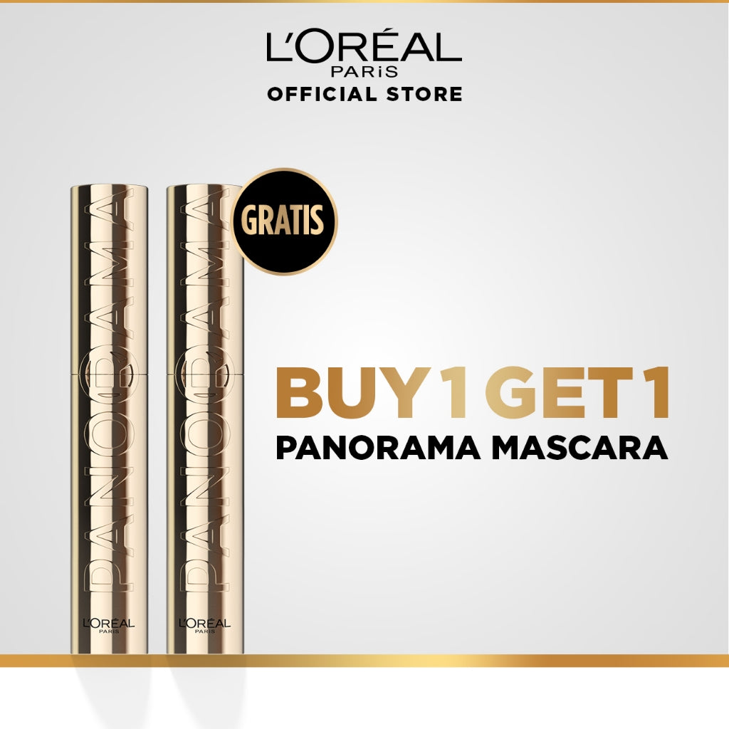 [BUY 1 GET 1] MAKEUP PRODUCT FREE PANORAMA MASCARA | L'Oréal Paris Infallible 24h Fresh Wear Powder Foundation High Coverage, Fresh and Matte Finish Makeup - 9gr