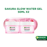 [PAKET HEMAT ISI 2] GARNIER Sakura Glow Ceramide Barrier Moisturizer Gel 50ml Skincare Water Gel Pelembab Ringan mencerahkan tone up pelembab wajah cream pemutih wajah glowing cepat