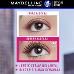 MAYBELLINE OFFICIAL Paket Makeup EYE Firework Mascara + Tattoo 48h Eyeliner - Waterproof Maskara Eye Makeup Black Smudgeproof Panjang