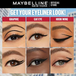 MAYBELLINE OFFICIAL Paket Makeup EYE Firework Mascara + Tattoo 48h Eyeliner - Waterproof Maskara Eye Makeup Black Smudgeproof Panjang
