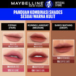 MAYBELLINE OFFICIAL Paket Ombre Superstay Teddy Tint Nudes 2 pcs - Soft Matte Tahan 12 Jam Ombre Set Lipstick Long Lasting Transferproof Waterproof Tahan Lama Lip Tint Lip Velvet Lipstik