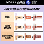 MAYBELLINE OFFICIAL Ramadan Gold Up Makeup Set : Superstay Lumi Matte FDT 120 + Sunkisser Liquid Blush Highlighter 11 + Superstay Matte Ink 245 SEEKER | Paket Makeup Full Coverage Ringan Foundation Cushion Powder Blush Liquid Blush Lipstick Matte