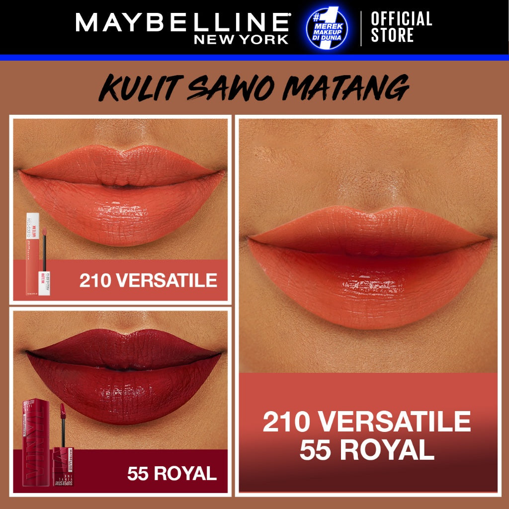 MAYBELLINE OFFICIAL 3D Ombre Lip Packages : Matte & Shine Duo (Superstay Matte Ink + Superstay Vinyl Ink)