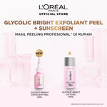 [BARU] Paket Skincare Glycolic Bright Exfoliant Peel, Moisturizer, Serum, Sunscreen, Cleanser, Full Kit Paket | Peeling Solution Hasil Seperti Peeling Profesional Di Rumah Menyamarkan Noda Hitam Bekas Jerawat Acne | Eksfoliasi Kulit Mati