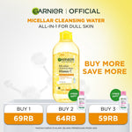 GARNIER Micellar Water ALL VARIANT 400ml Skincare Cleansing - Pembersih Wajah & Make up Membersih dalam sekali swipe Suitable for All Skin Brightening Clear Skin Micellar Cleansing Water