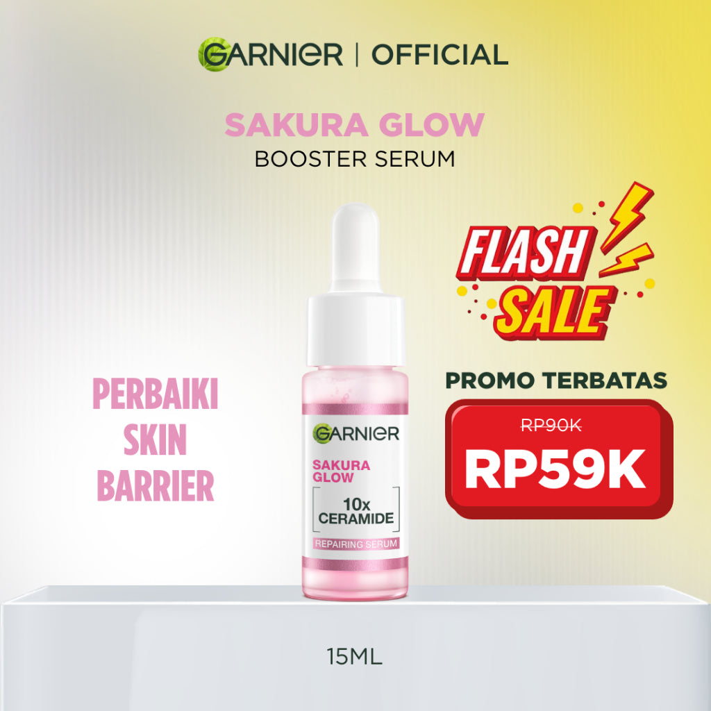 GARNIER Serum Skincare ALL VARIANT Serum Mencerahkan Wajah Vitamin C Ceramide Salycilic Acid Night Peeling Serum 15ml 30ml 50ml Cocok untuk semua jenis kulit Serum Pagi & Malam