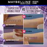 MAYBELLINE OFFICIAL Superstay Unbreakable Set - Superstay Setting Spray, Flex Powder Foundation, Lumi Matte Foundation Shade 111 Transferproof Ringan Tahan Air Waterproof