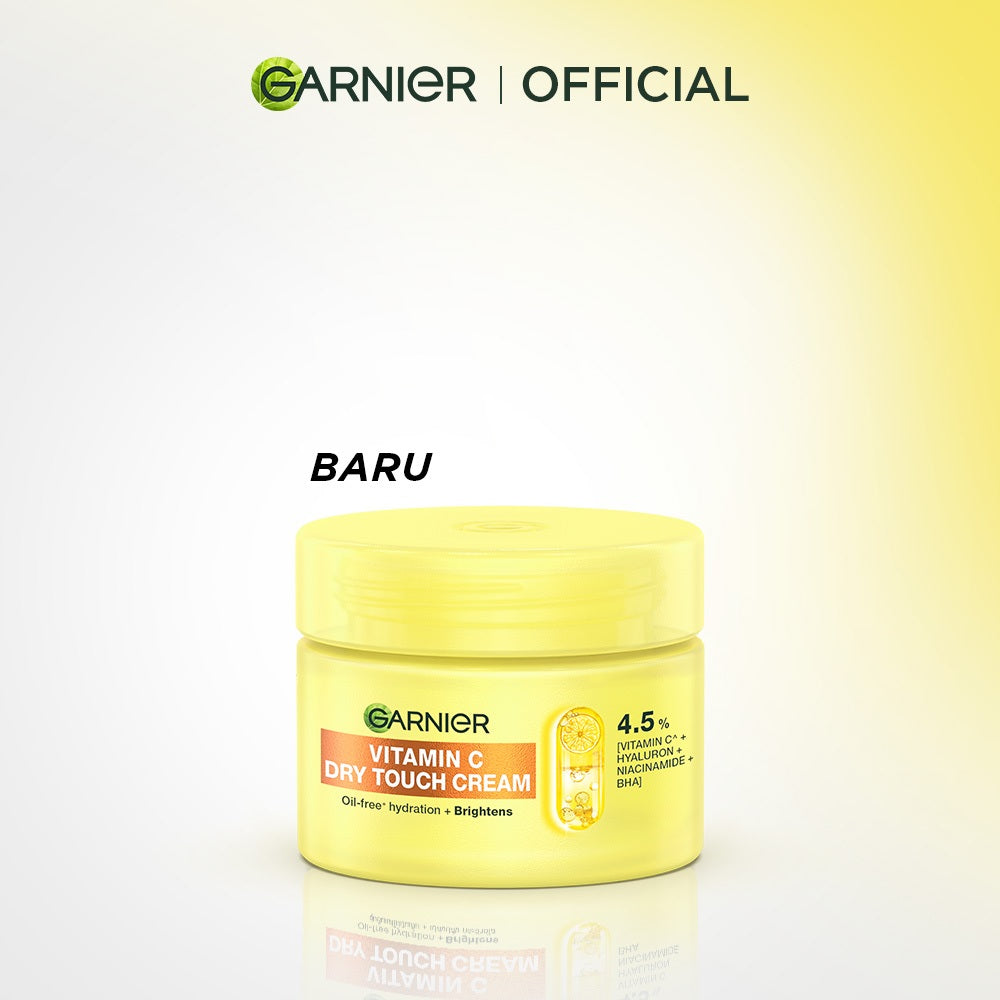 GARNIER Moisturizer ALL VARIANT 50ml Vitamin C Ceramide Barrier Moisturizer Gel Hydrating Day Cream Tone Up Glowing Skincare Water Gel Krim Siang Pelembab wajah cerah brightening cream pemutih wajah mois mosturizer mousturizer