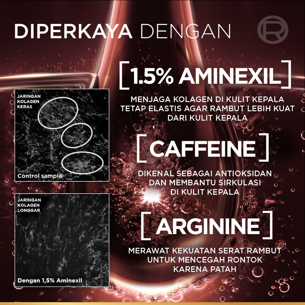[BARU] L'Oreal Paris Elseve Aminexil Serum  - Anti Hair-Fall Serum With Aminexil - 102ml -  Perawatan Kekuatan Rambut, yang Rambutnya patah , Rambut Rontok, Serum Kulit Kepala.