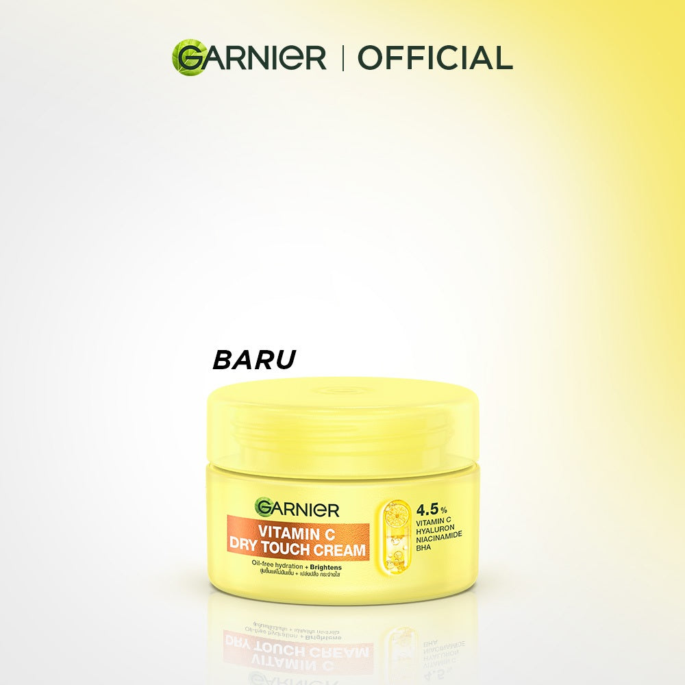 [NEW LAUNCH] GARNIER Mochi Dry Touch Cream Moisturizer Pelembab Wajah Skin Barrier 4.5% Vitamin C / Niacinamide / Salicylic Acid 30ml & 50ml Skincare Set Krim Siang Krim Malam Day Cream Serum Tone Up Mosturizer Mousturizer Cream Pemutih Wajah