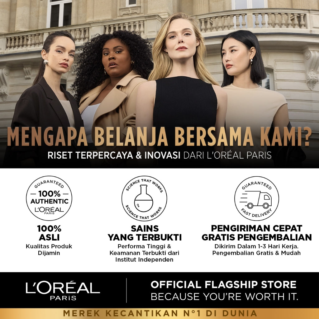 [PAKET HEMAT 2PCS] Elseve Hair Care Shampoo + Conditioner | Perawatan Rambut Kering, Rontok, Rusak, Lepek & Berminyak | Hair Treatment for Dry, Damaged, Hair Loss, Greasy, Oily | Hyaluronic Acid | Salicylic Acid | Ceramide