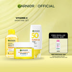 GARNIER Paket Skincare 1 Set Lengkap Vitamin C Brightening 2pcs 3pcs 5pcs| Day Cream Tone Up Mencerahkan Moisturizer Pelembab Facial Wash Sunscreen