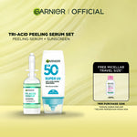 GARNIER Tri Acid Renew Peeling Serum Exfoliasi Wajah - Glass Skin AHA BHA PHA 10% Niacinamide 5% Skincare Exfoliating Renewal Concentrate kulit ideal daily safe for sensitive skin exfoliant serum mencerahkan wajah