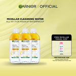 [PAKET HEMAT ISI 3] GARNIER Micellar Water Oil-Infused Skin Care 400ml Skincare Cleansing - Pembersih Wajah & Make up Waterproof untuk semua jenis kulit Micellar Cleansing Water