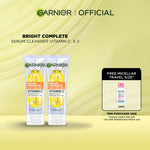 [PAKET HEMAT ISI 2] GARNIER Facial Wash ALL VARIANT 100ML Vitamin C Ceramide Ani Acne Skincare Pembersih Wajah sabun cuci muka sabun muka glowing dan memutihkan Bright Complete Sakura Glow