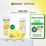 [NEW LAUNCH] GARNIER Mochi Dry Touch Cream Moisturizer Pelembab Wajah Skin Barrier 4.5% Vitamin C / Niacinamide / Salicylic Acid 30ml & 50ml Skincare Set Krim Siang Krim Malam Day Cream Serum Tone Up Mosturizer Mousturizer Cream Pemutih Wajah