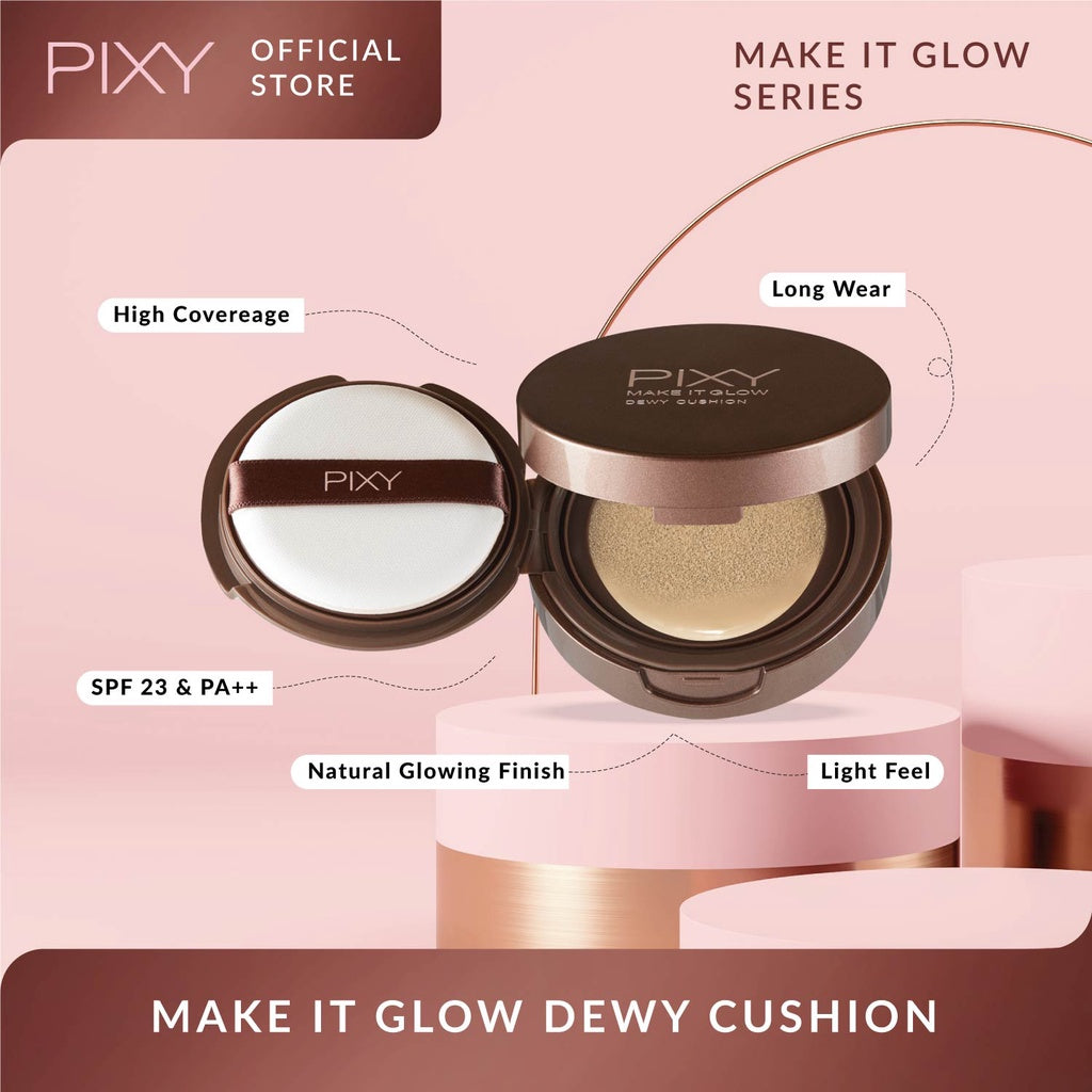PIXY Make It Glow Dewy Cushion 102 Pinkish Beige