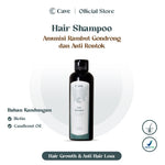 CAVE Hair Shampoo 200 ml - Penumbuh Pemanjang Pelebat Rambut Pria Mengurangi Rontok & Kebotakan