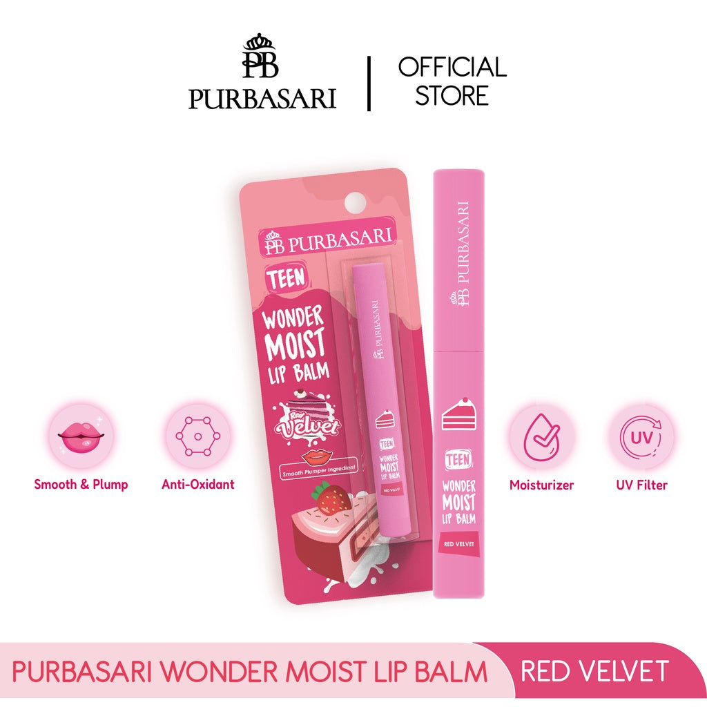 Purbasari Wonder Mois Lip Balm / Pelembab Bibir / Solusi Bibir Kering