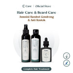 CAVE Hair Care + Beard Care -  Paket Penumbuh Pemanjang Pelebat Rambut Jambang Kumis Jenggot Brewok Pria Mengurangi Rontok & Kebotakan