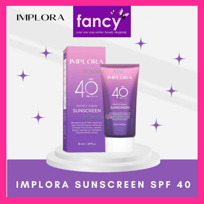 IMPLORA Perfect Shield Sunscreen All Skin Types SPF 40+++ 50ml