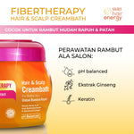 PAKET ISI 2- Makarizo Hair Energy Fibertheraphy Creambath Ginseng Extract 500gr