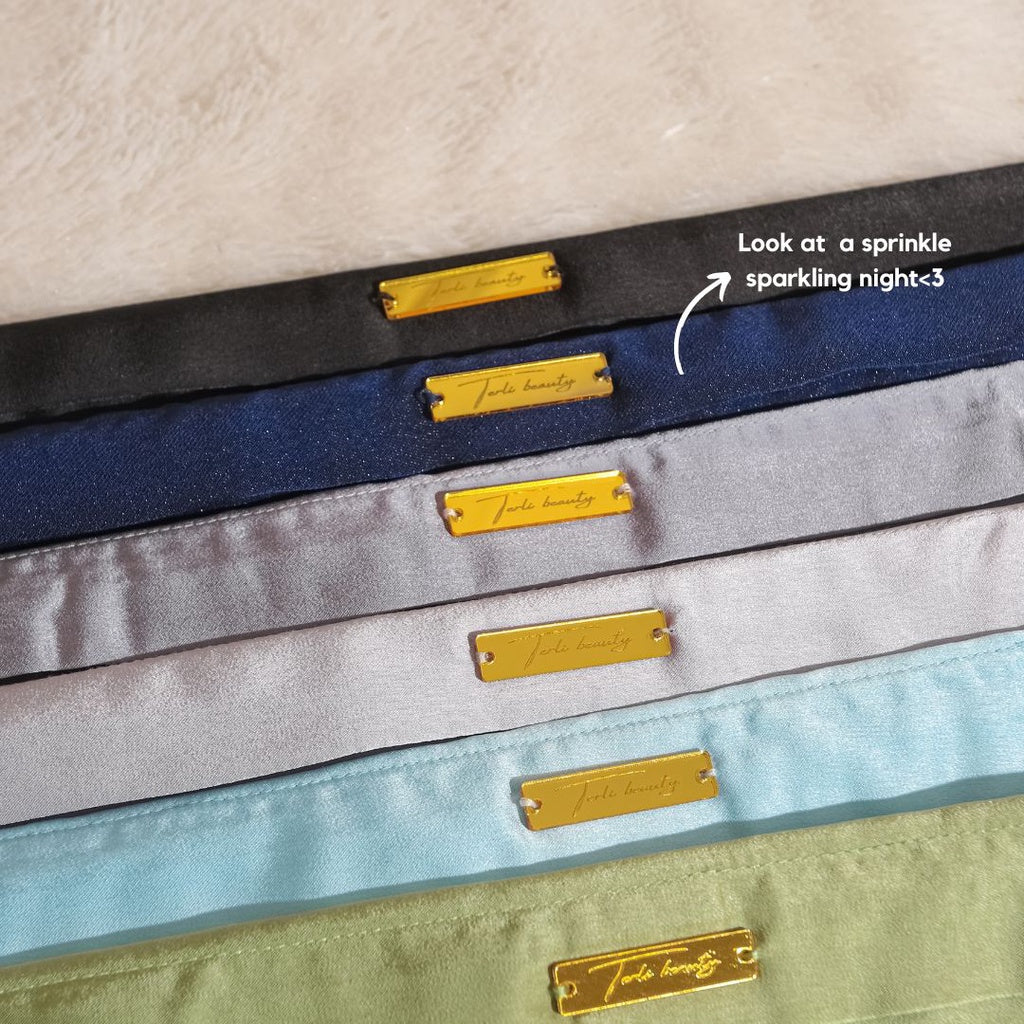 LIMITED EDITION! Sarung Bantal dan Guling PREMIUM Satin Silk Sparkling Night