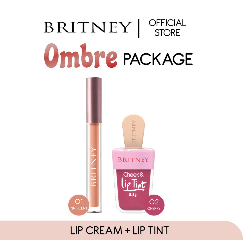 Bundling Britney Lipcream dan Lip tint