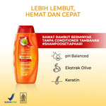 PAKET ISI 2 - Makarizo Hair Energy Fibertherapy Conditioning Shampoo Olive 170 mL