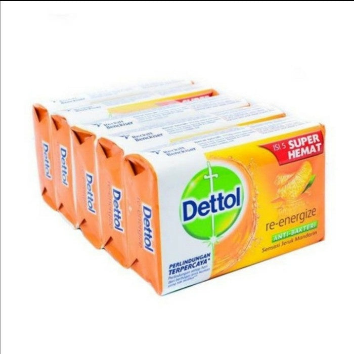 DETTOL SOAP 4+1 RE ENERGIZE 70GR