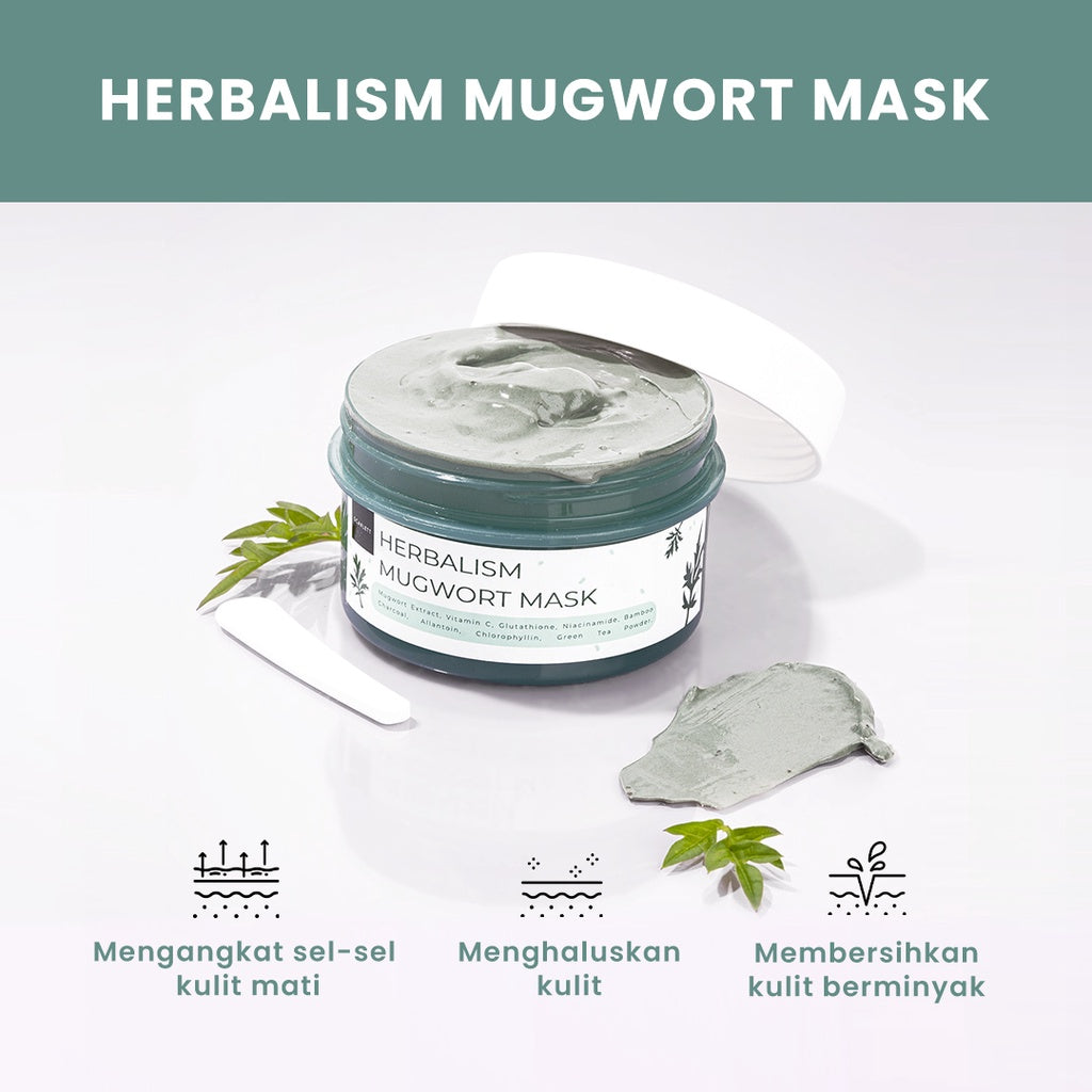 Scarlett Whitening Herbalism Mugwort Mask