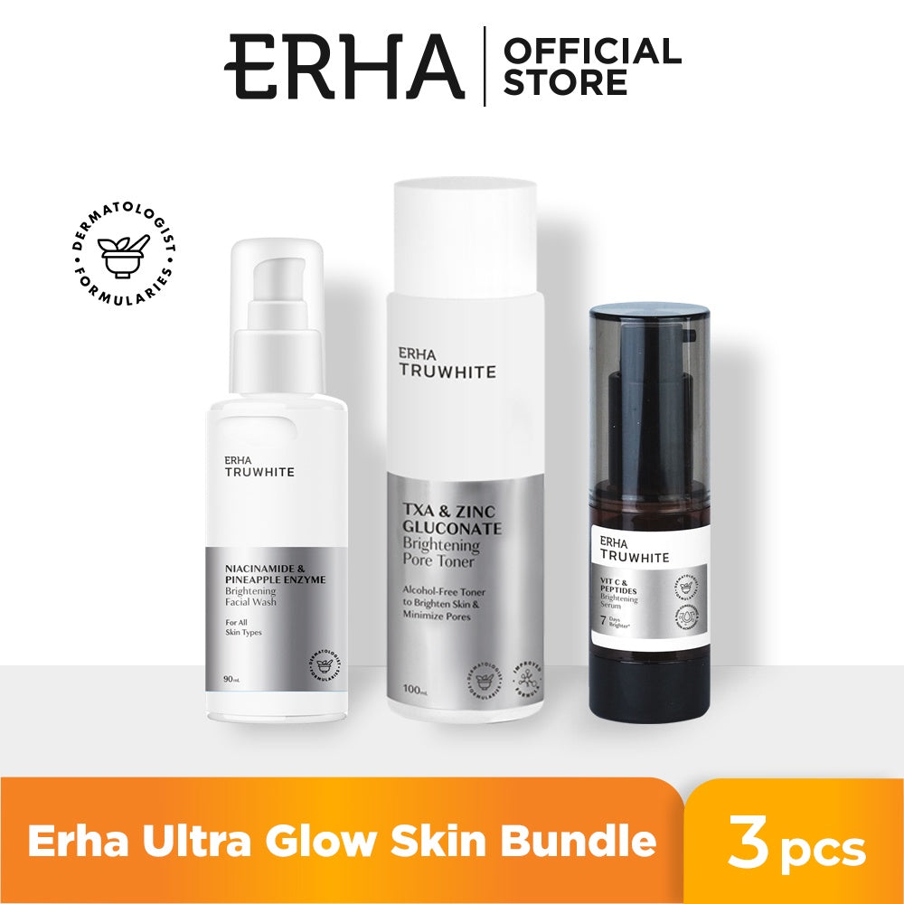 Bundle Erha Ultra Glow Skin - Paket Pencerah Kulit Wajah Anti Kusam