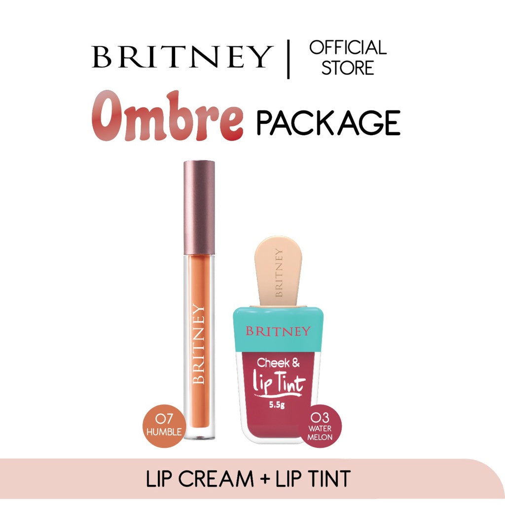 Bundling Britney Lipcream dan Lip tint