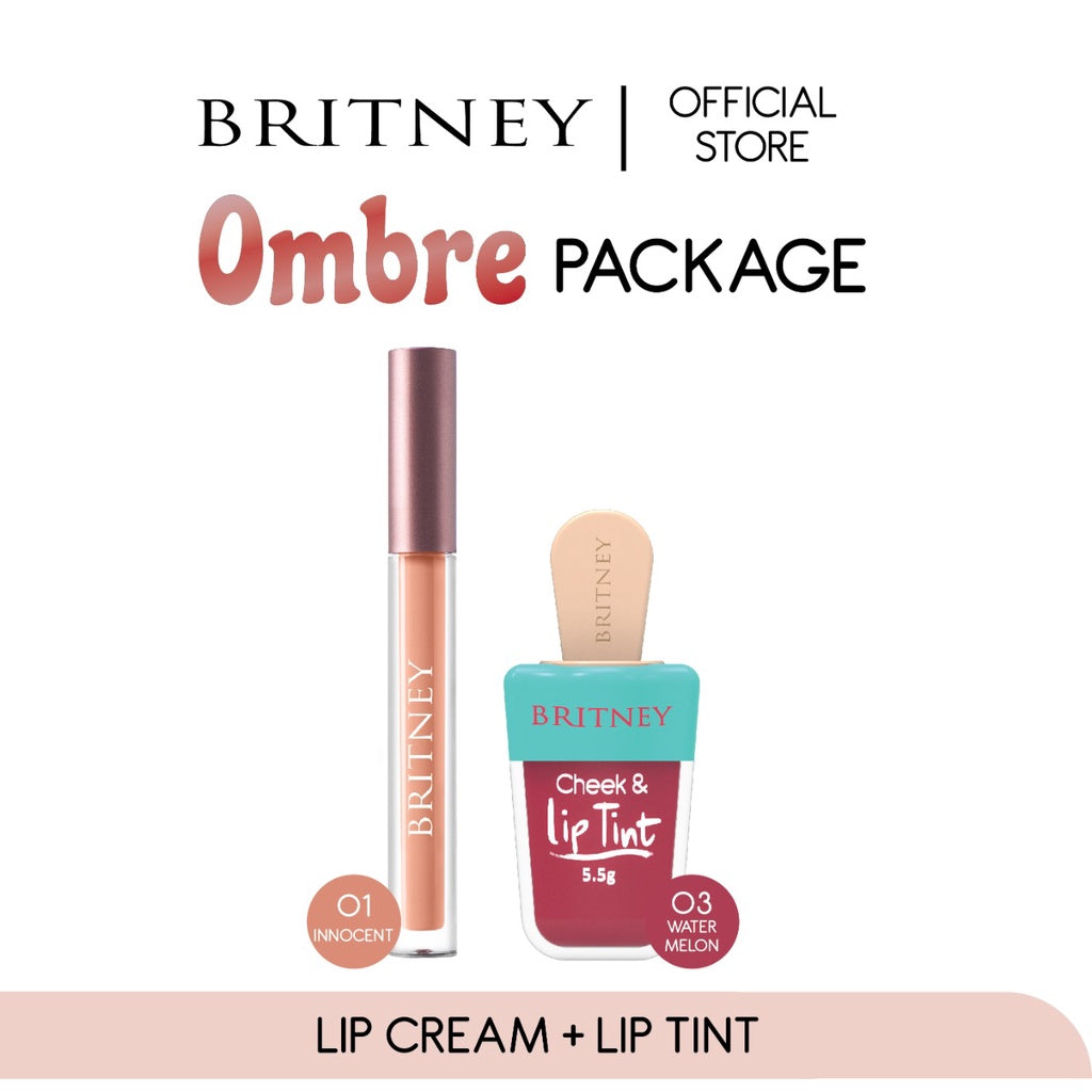 Bundling Britney Lipcream dan Lip tint