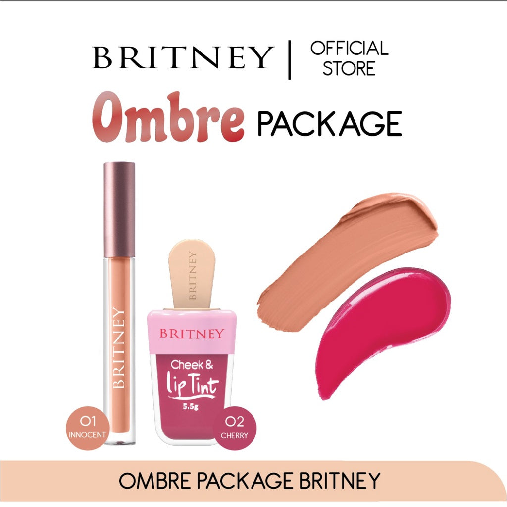 Bundling Britney Lipcream dan Lip tint