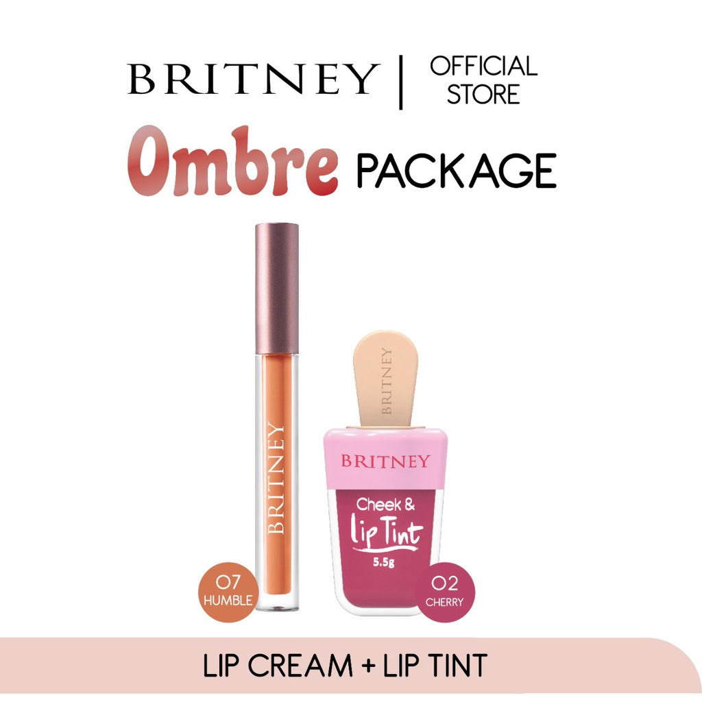 Bundling Britney Lipcream dan Lip tint