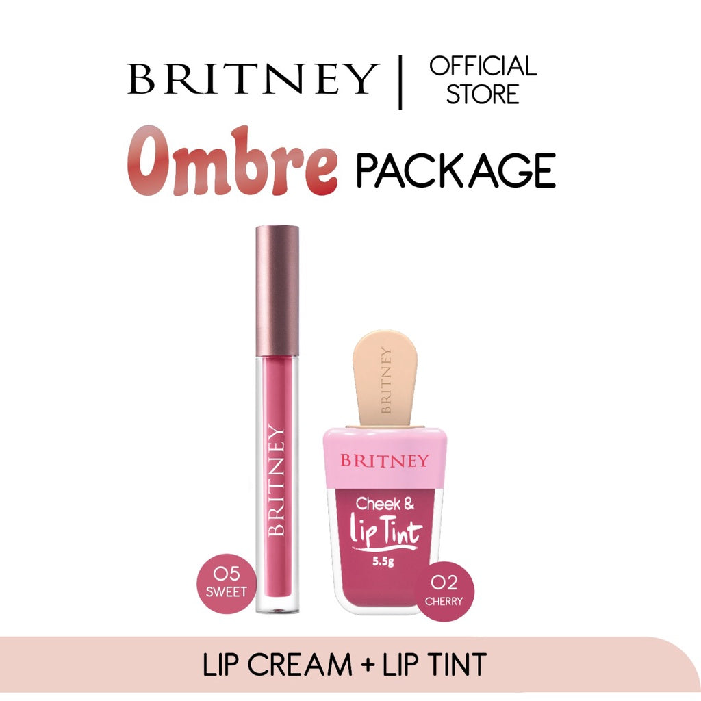 Bundling Britney Lipcream dan Lip tint