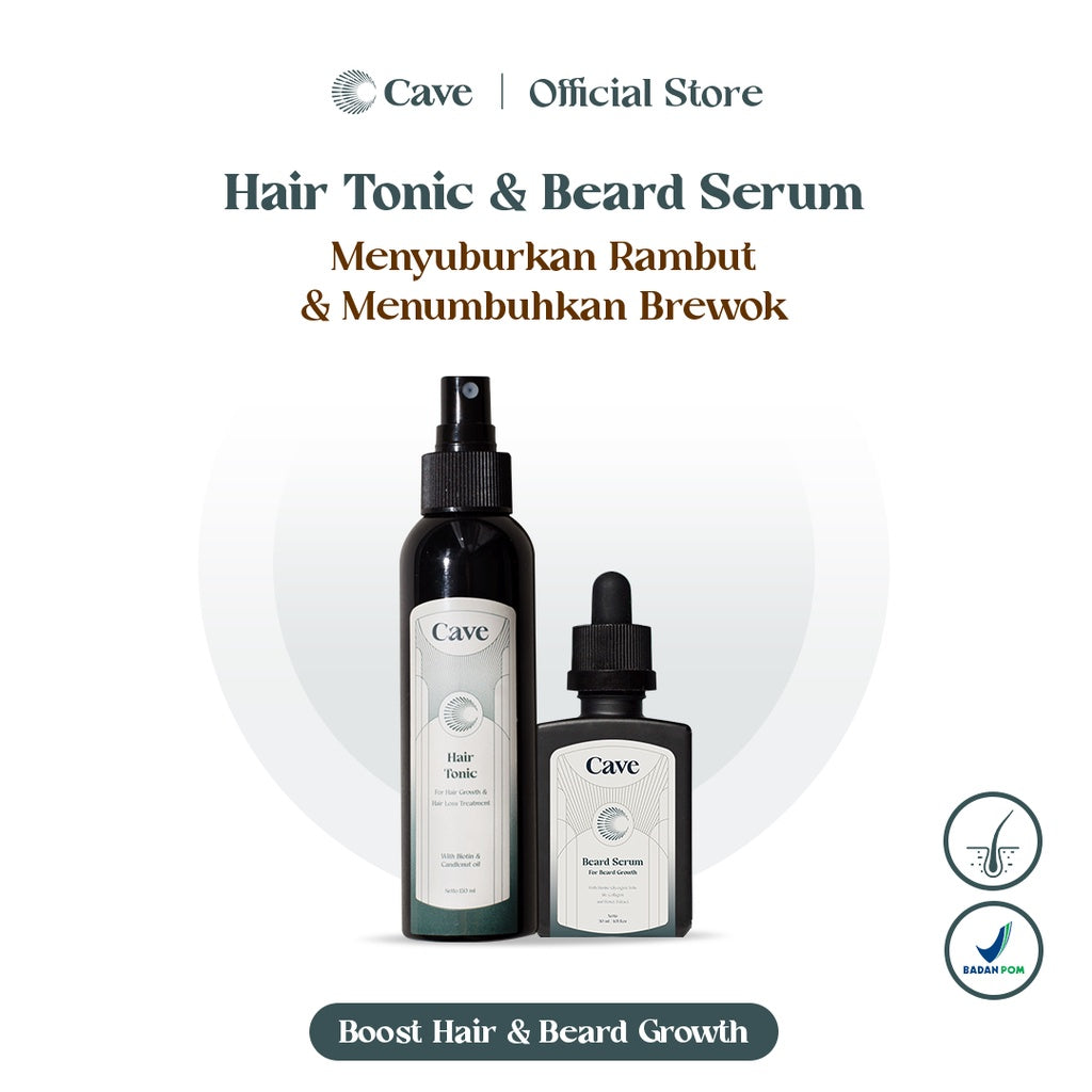 CAVE Hair Tonic 150 ml + Beard Serum 30 ml