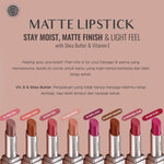 Azzura Lipstick Matte 3g - 8 Warna Menarik
